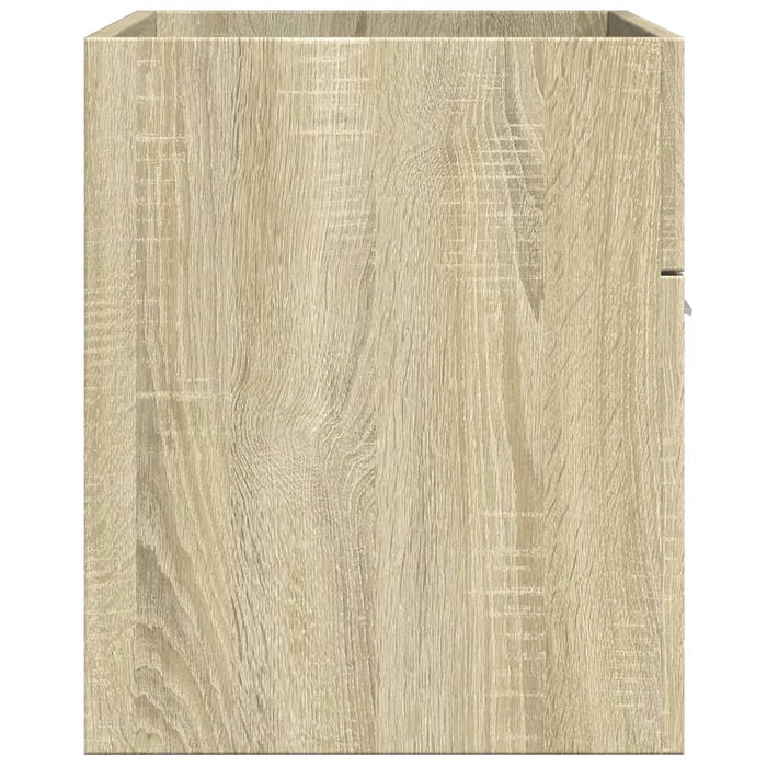 vidaXL Mobile Sottolavabo Rovere Sonoma 80x38,5x46cm Legno Multistrato