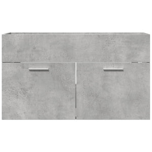 Mobile Sottolavabo Grigio Cemento 80x38,5x46 cm Multistrato 856210