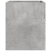 Mobile Sottolavabo-Armadietto da bagno Grigio Cemento 80x38,5x46 cm Multistrato