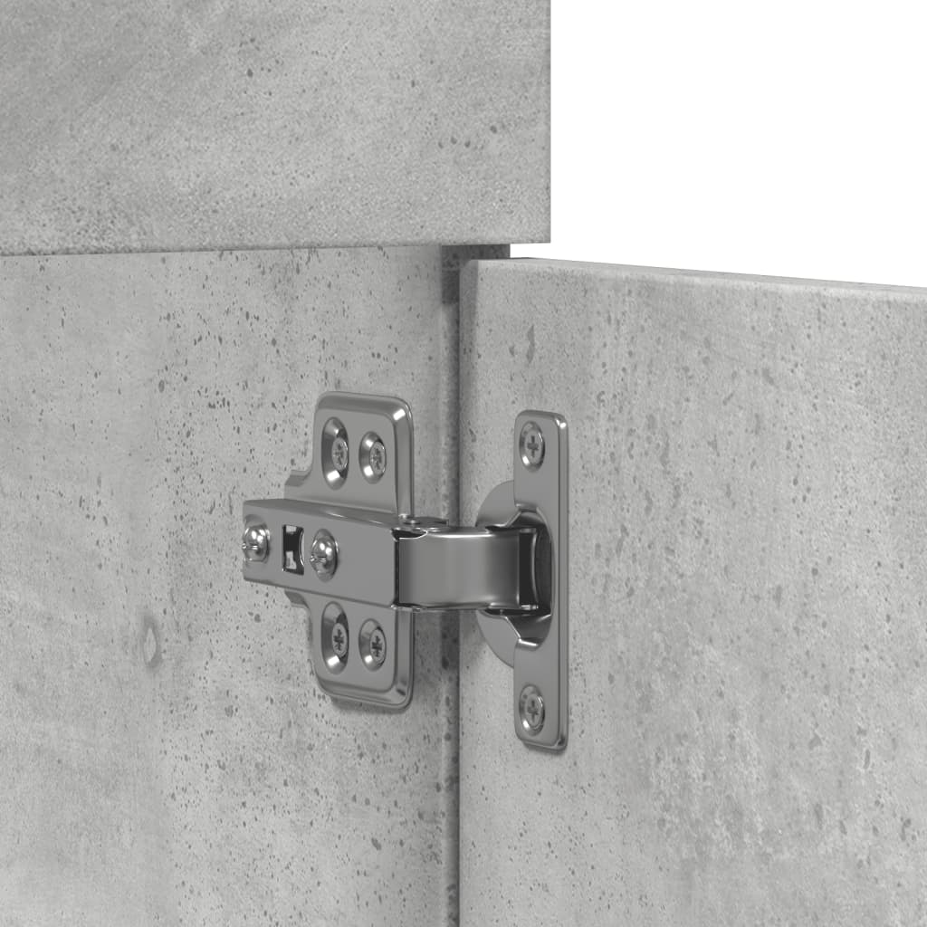 Mobile Sottolavabo Grigio Cemento 80x38,5x46 cm Multistrato 856210