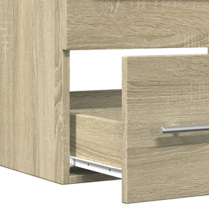 vidaXL Mobile Lavabo Rovere Sonoma 60x38,5x48 cm in Legno Multistrato