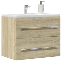 vidaXL Mobile Lavabo Rovere Sonoma 60x38,5x48 cm in Legno Multistrato