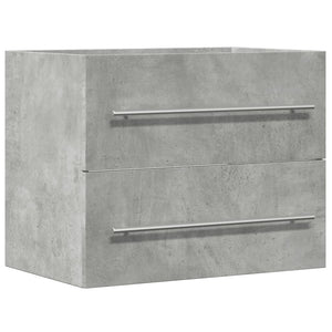 Mobile Lavabo Grigio Cemento 60x38,5x48 cm in Legno Multistrato