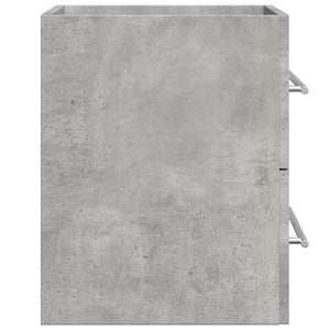 Mobile Lavabo Grigio Cemento 60x38,5x48 cm in Legno Multistrato