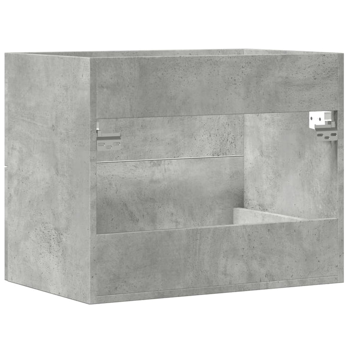 Mobile Lavabo Grigio Cemento 60x38,5x48 cm in Legno Multistrato