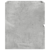 vidaXL Armadietto da Bagno Grigio Cemento 60x38,5x45cm in Truciolato