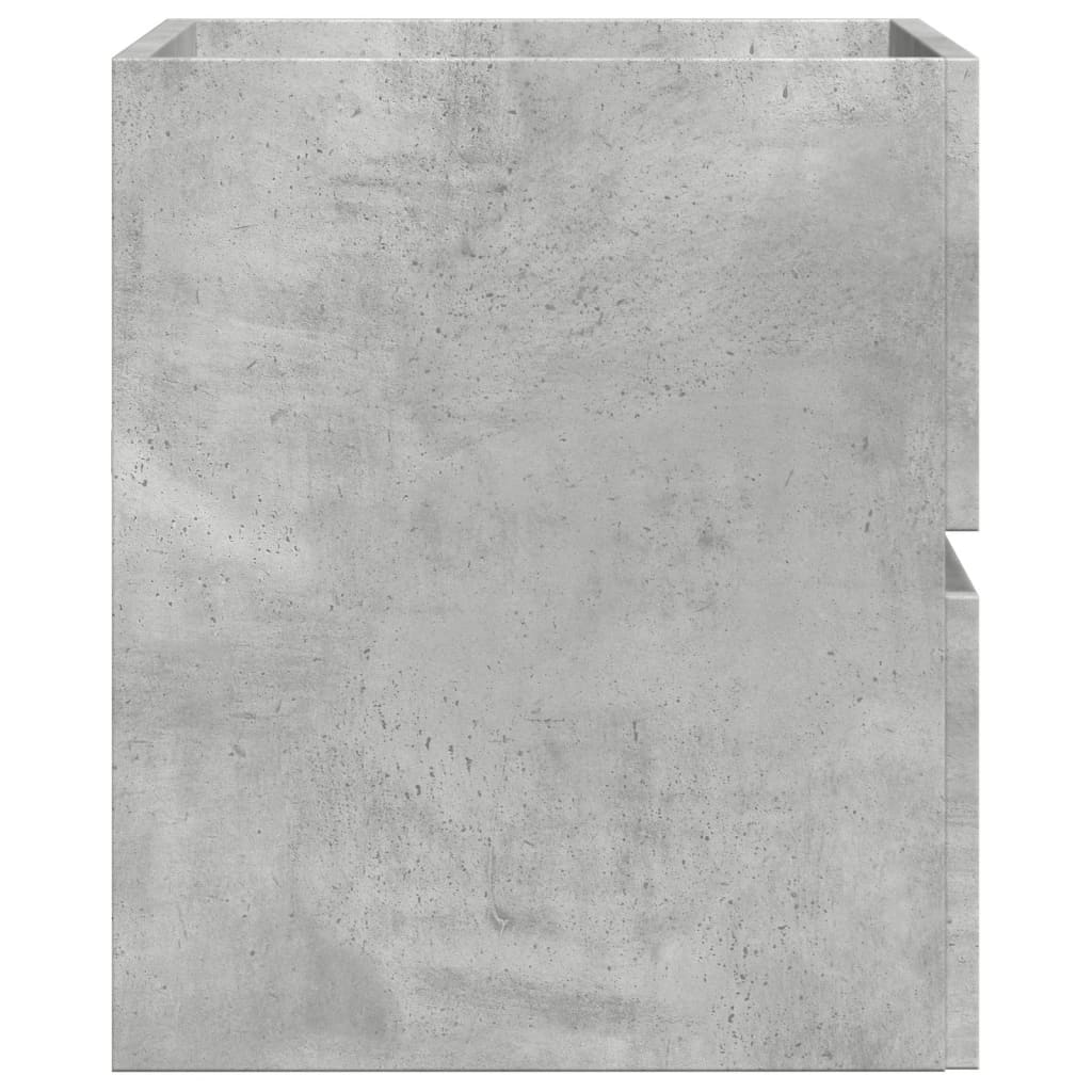 Armadietto da Bagno Grigio Cemento 60x38,5x45cm in Truciolato 856242