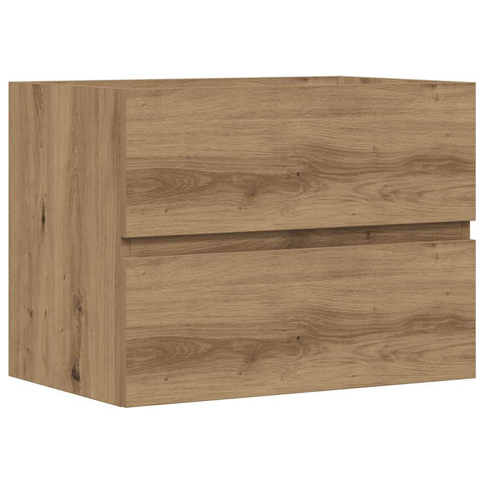 Mobiletto da Bagno Rovere Artigianale 60x38,5x45 cm Truciolato 856244