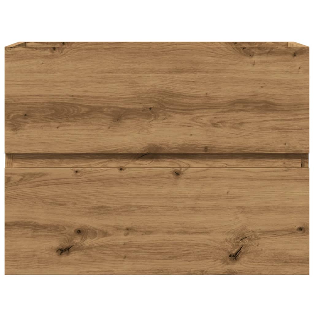 Mobiletto da Bagno Rovere Artigianale 60x38,5x45 cm Truciolato