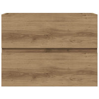 Mobiletto da Bagno Rovere Artigianale 60x38,5x45 cm Truciolato 856244