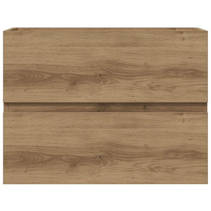 Mobiletto da Bagno Rovere Artigianale 60x38,5x45 cm Truciolato 856244