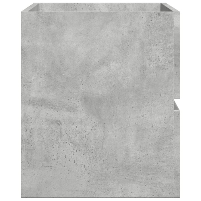 Mobile Lavabo Grigio Cemento 90x38,5x45 cm in Legno Multistrato 856248