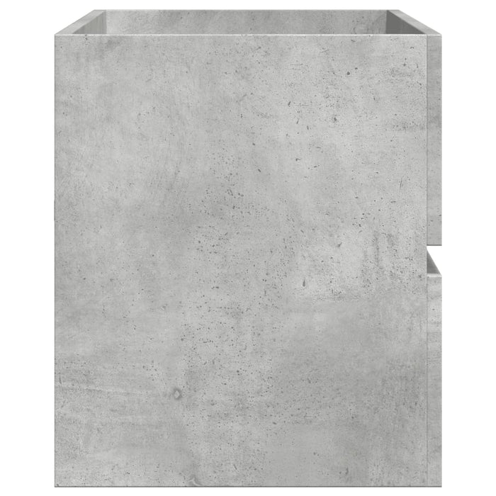 Mobile Lavabo Grigio Cemento 100x38,5x45cm in Legno Multistrato