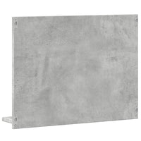 Armadietto a Specchio da Bagno Grigio Cemento 60x10,5x45 cm 856254