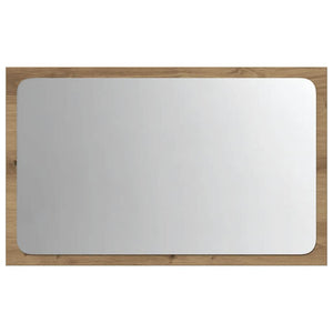 Specchio da Bagno con Luci LED-Specchio per Bagno Rovere Artigianale 60x8,5x38 cm