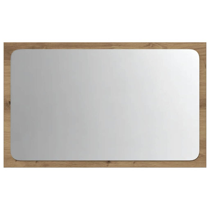 Specchio da Bagno con Luci LED-Specchio per Bagno Rovere Artigianale 60x8,5x38 cm