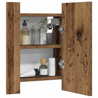 Mobile da Bagno Legno Antico 40x12x45cm in Legno Multistrato 856279