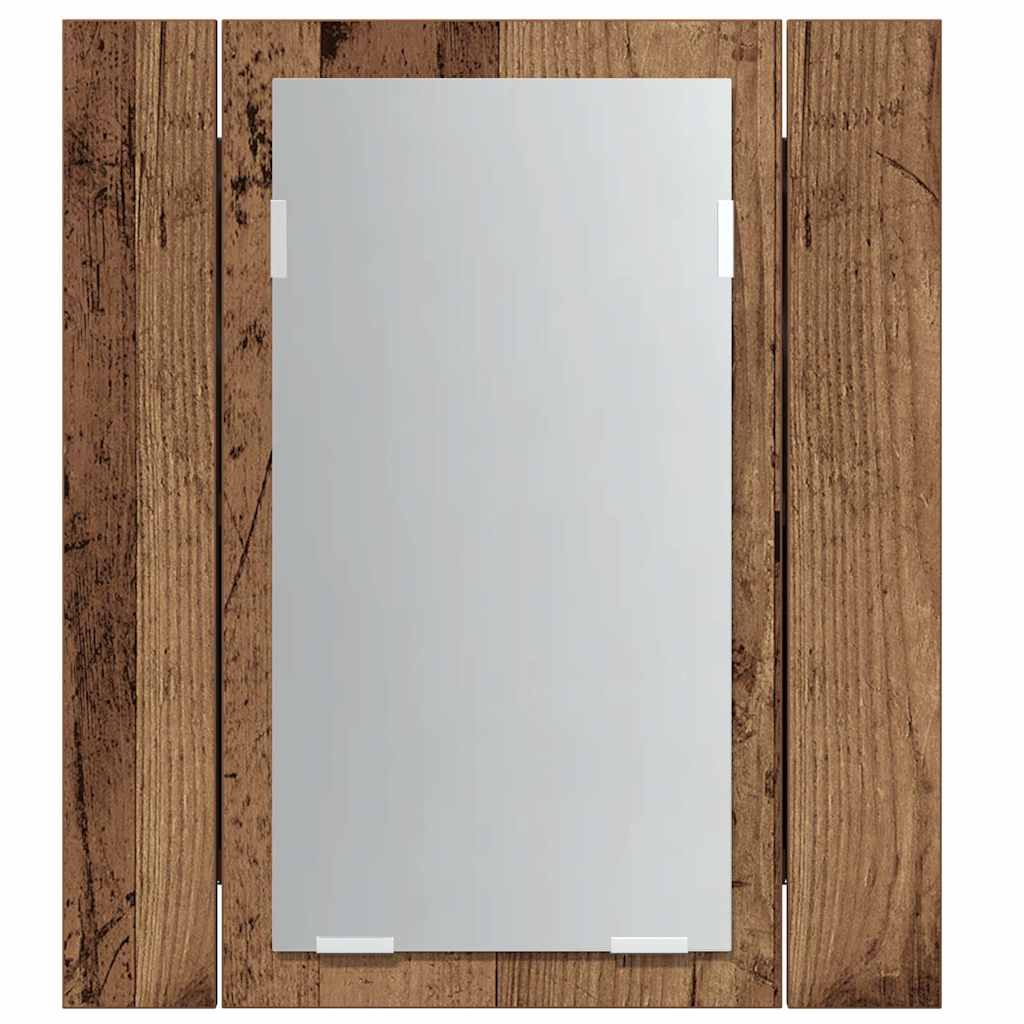 Mobile da Bagno Legno Antico 40x12x45cm in Legno Multistrato 856279