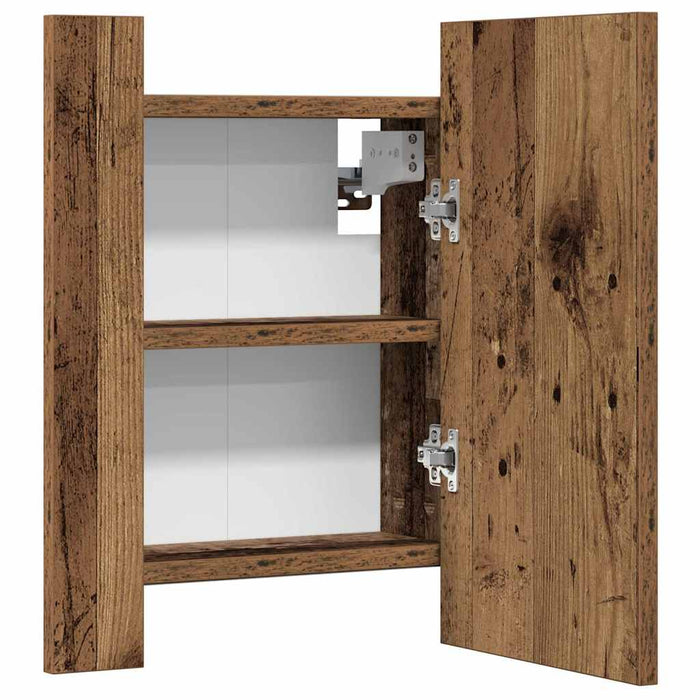 Mobile da Bagno Legno Antico 40x12x45cm in Legno Multistrato 856279
