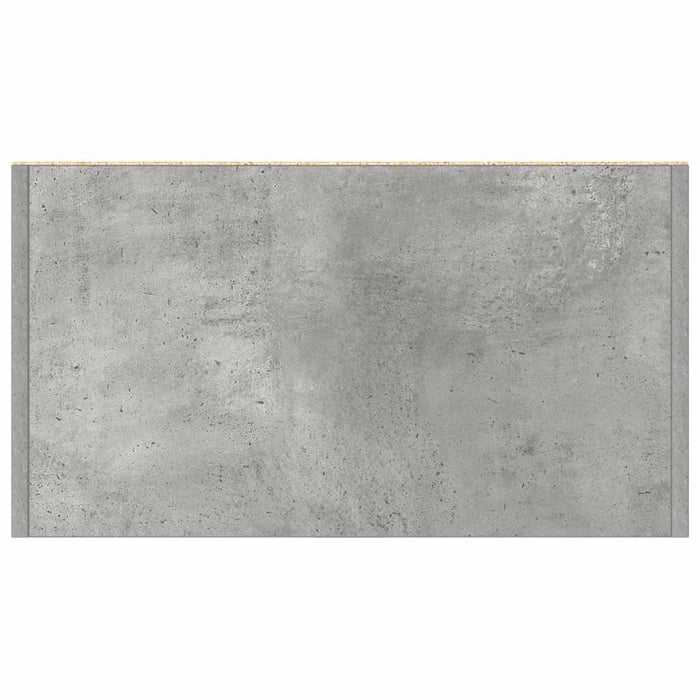 Mobile da Bagno Grigio Cemento 60x33x80 cm in Legno tecnico 856286
