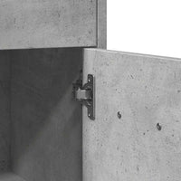 Mobile da Bagno Grigio Cemento 60x33x80 cm in Legno tecnico