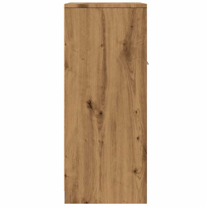 Armadietto Bagno Rovere 60x33x80 cm Legno tecnico 856288