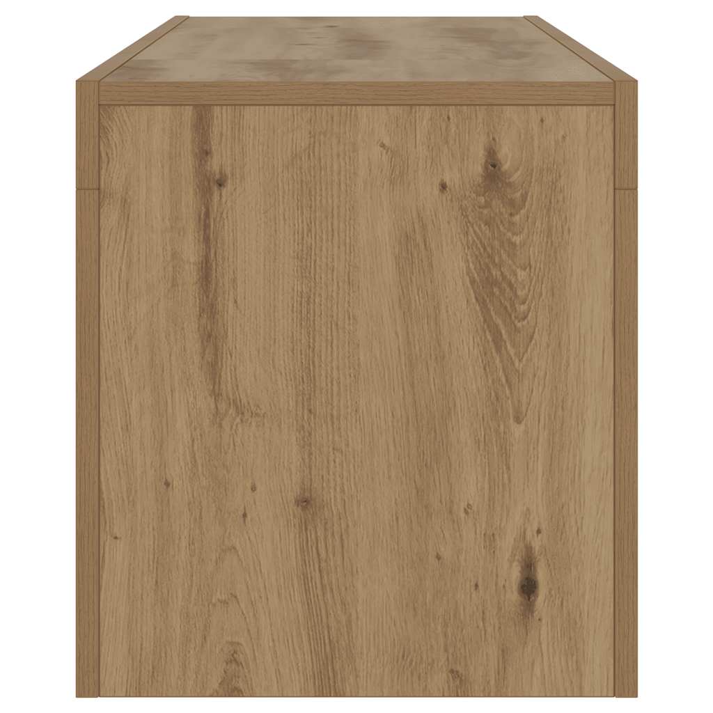 Mobile Porta TV con LED-Mobile per TV-Credenza TV Artigianale 200x25x44 cm Multistrato
