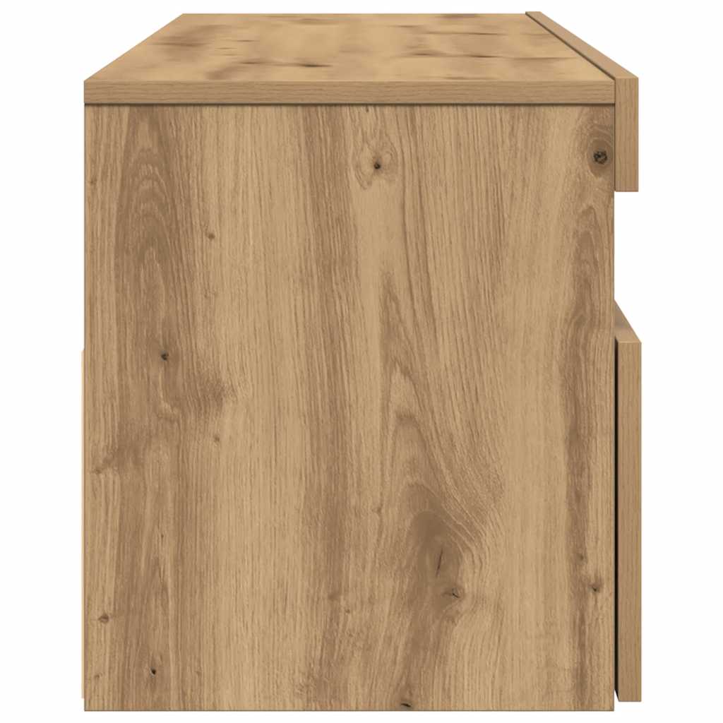 Mobile Porta TV con LED-Mobile per TV-Credenza TV Artigianale 120x35x40 cm Multistrato 307568