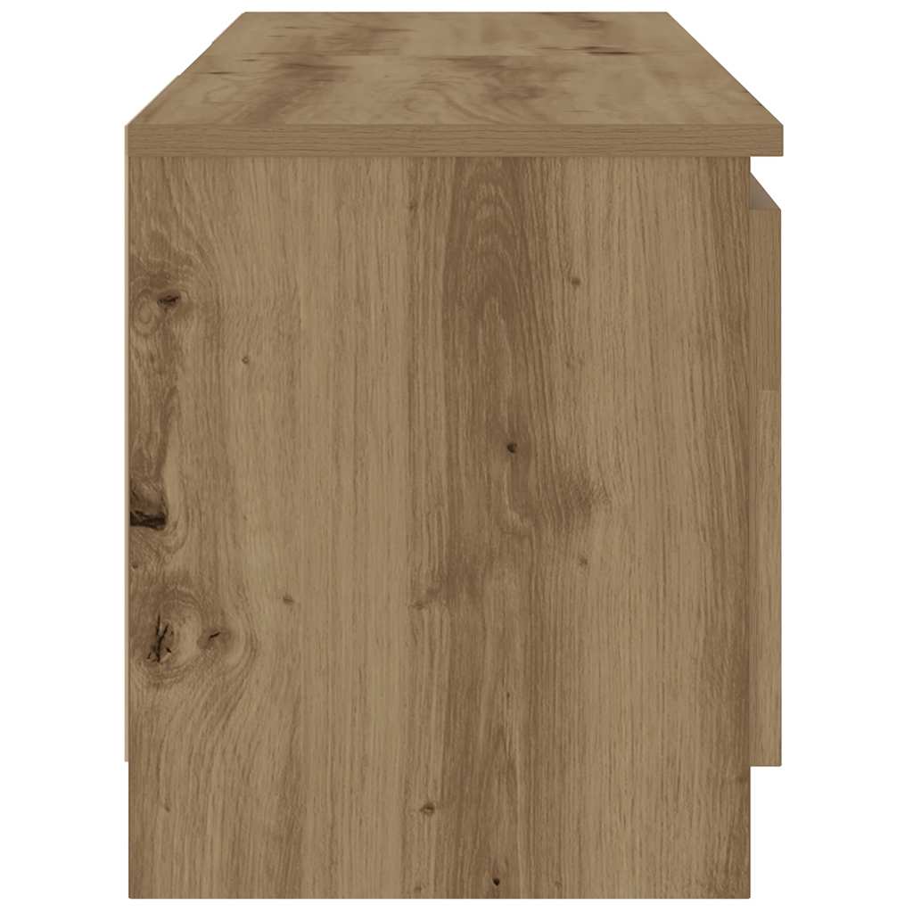 Mobile Porta TV con LED-Mobile per TV-Credenza TV Artigianale 120x30x36 cm Multistrato