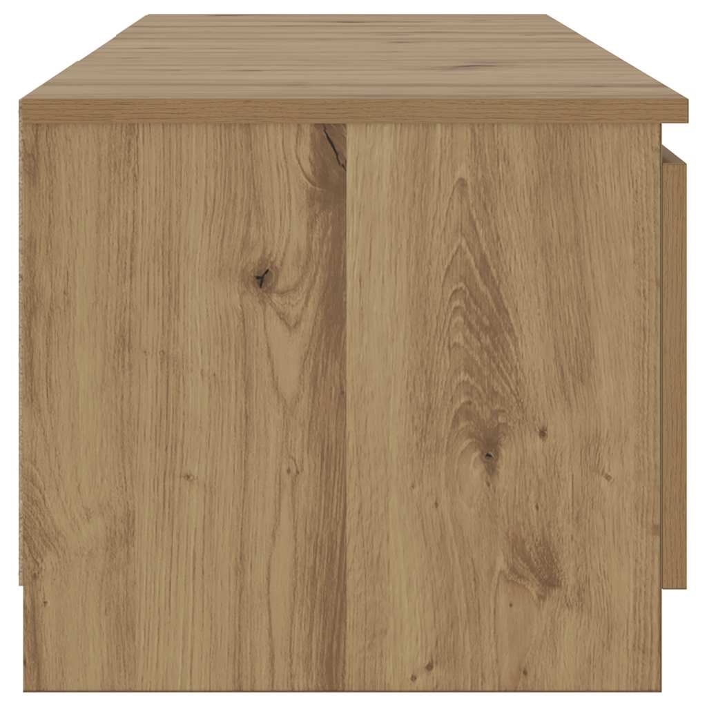 Mobile Porta TV con LED-Mobile per TV-Credenza TV Artigianale 140x40x36 cm Multistrato