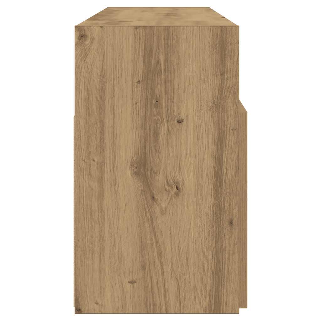 Mobile Porta TV con LED-Mobile per TV-Credenza TV Artigianale 120x30x50 cm Multistrato
