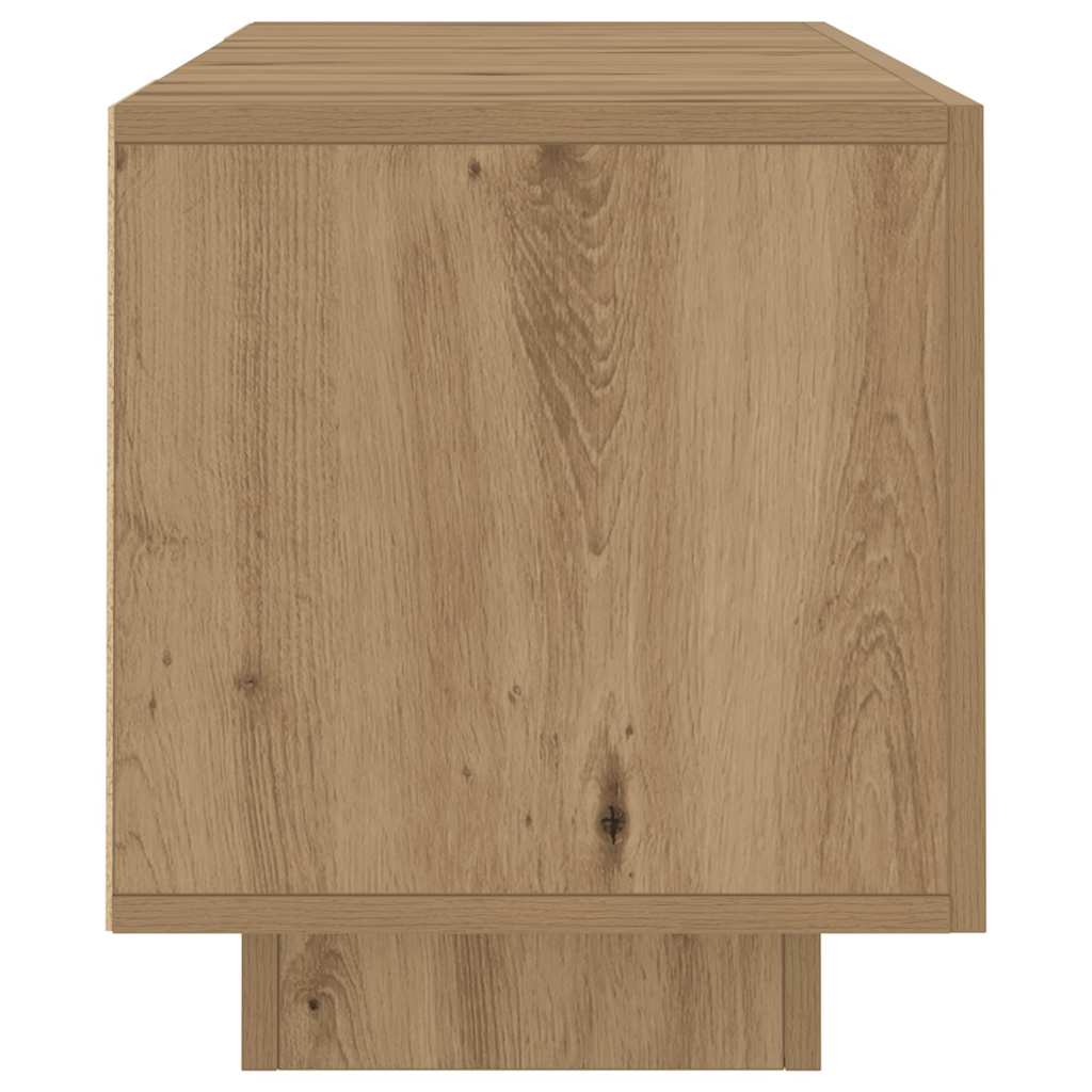 Mobile Porta TV con LED-Mobile per TV-Credenza TV Artigianale 160x35x40 cm Multistrato
