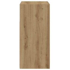 Credenza con Luci LED Artigianale 80x35x75 cm in Truciolato 856362