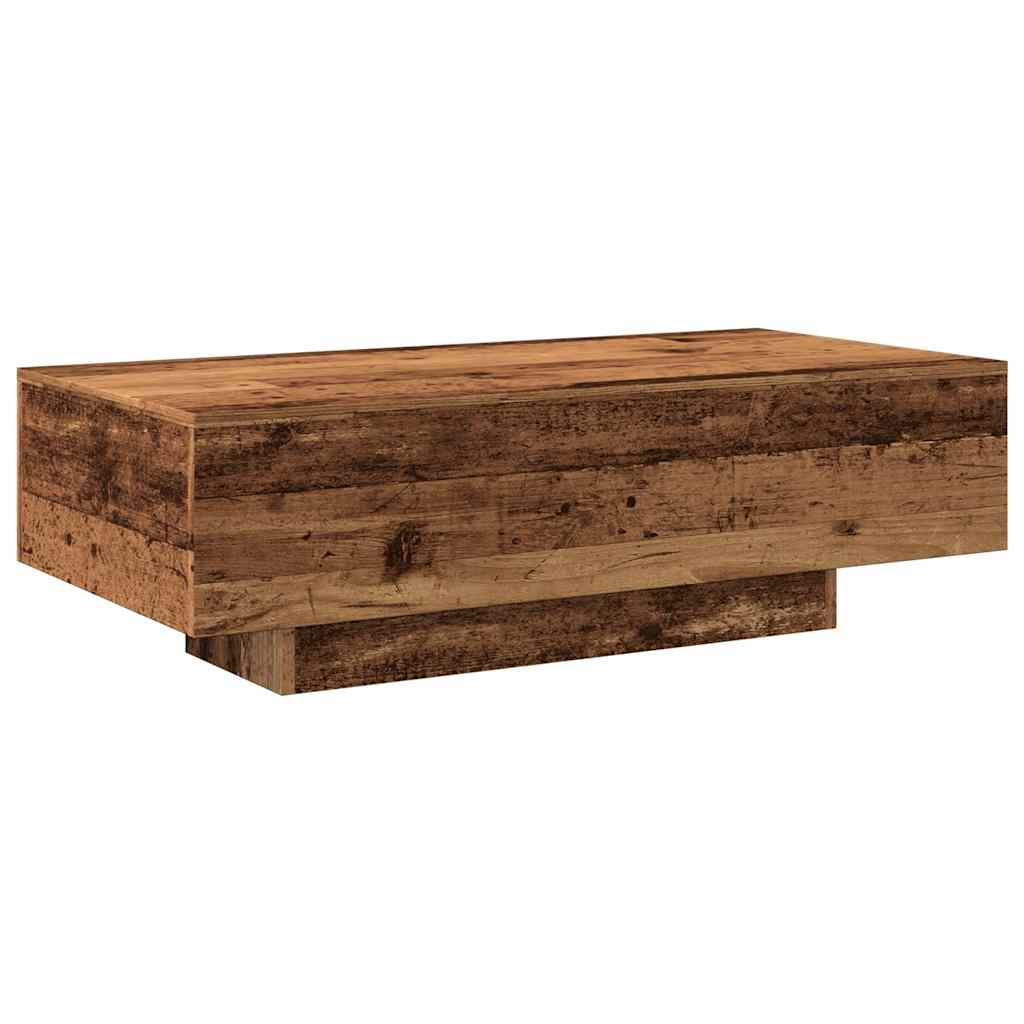Tavolino Salotto Legno Antico 100x49,5x31 cm Legno Multistrato 856404