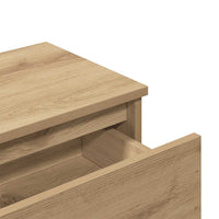 Comodino Rovere Artigianale 40x30x39 cm in Legno Multistrato 856408