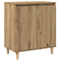 vidaXL Credenza Rovere Artigianale 60x35x70 cm in Legno Multistrato
