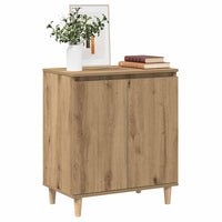 Credenza Rovere Artigianale 60x35x70 cm in Legno Multistrato 856477