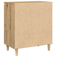 vidaXL Credenza Rovere Artigianale 60x35x70 cm in Legno Multistrato
