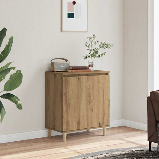 vidaXL Credenza Rovere Artigianale 60x35x70 cm in Legno Multistrato