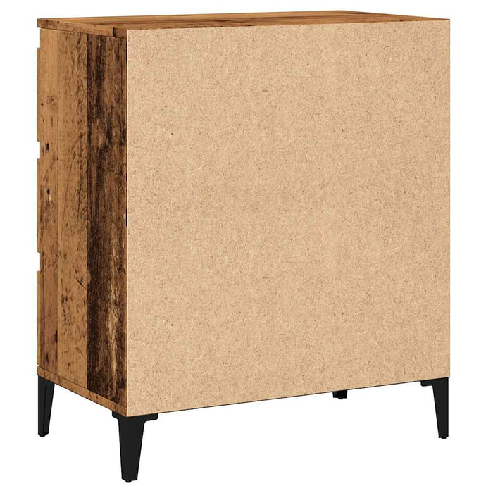 Credenza Legno Vecchio 60x35x70 cm in Legno Multistrato 856482