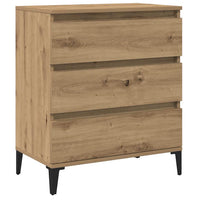 vidaXL Credenza Rovere Artigianale 60x35x70 cm in Legno Multistrato
