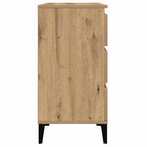 vidaXL Credenza Rovere Artigianale 60x35x70 cm in Legno Multistrato