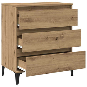 vidaXL Credenza Rovere Artigianale 60x35x70 cm in Legno Multistrato