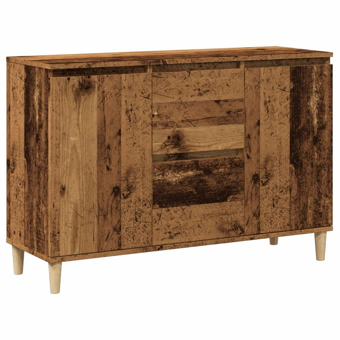 Credenza Legno Antico 102x35x70 cm in Legno Multistrato 856484