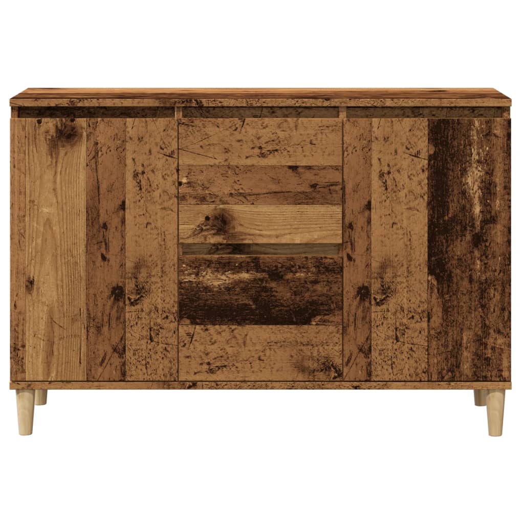 Credenza Legno Antico 102x35x70 cm in Legno Multistrato 856484