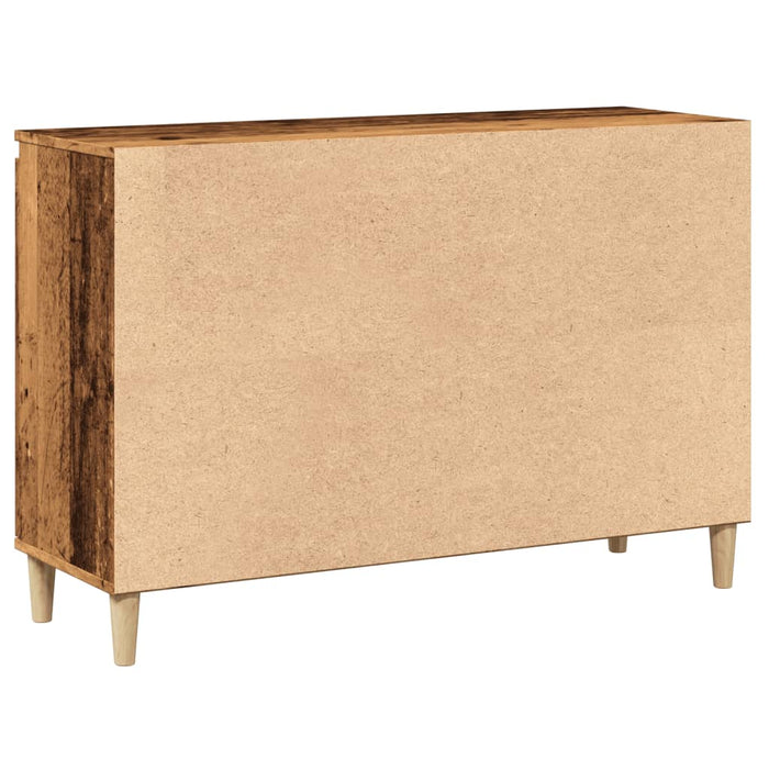 Credenza Legno Antico 102x35x70 cm in Legno Multistrato 856484