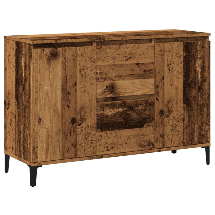 Credenza Legno Antico 102x35x70 cm in Legno Multistrato 856486
