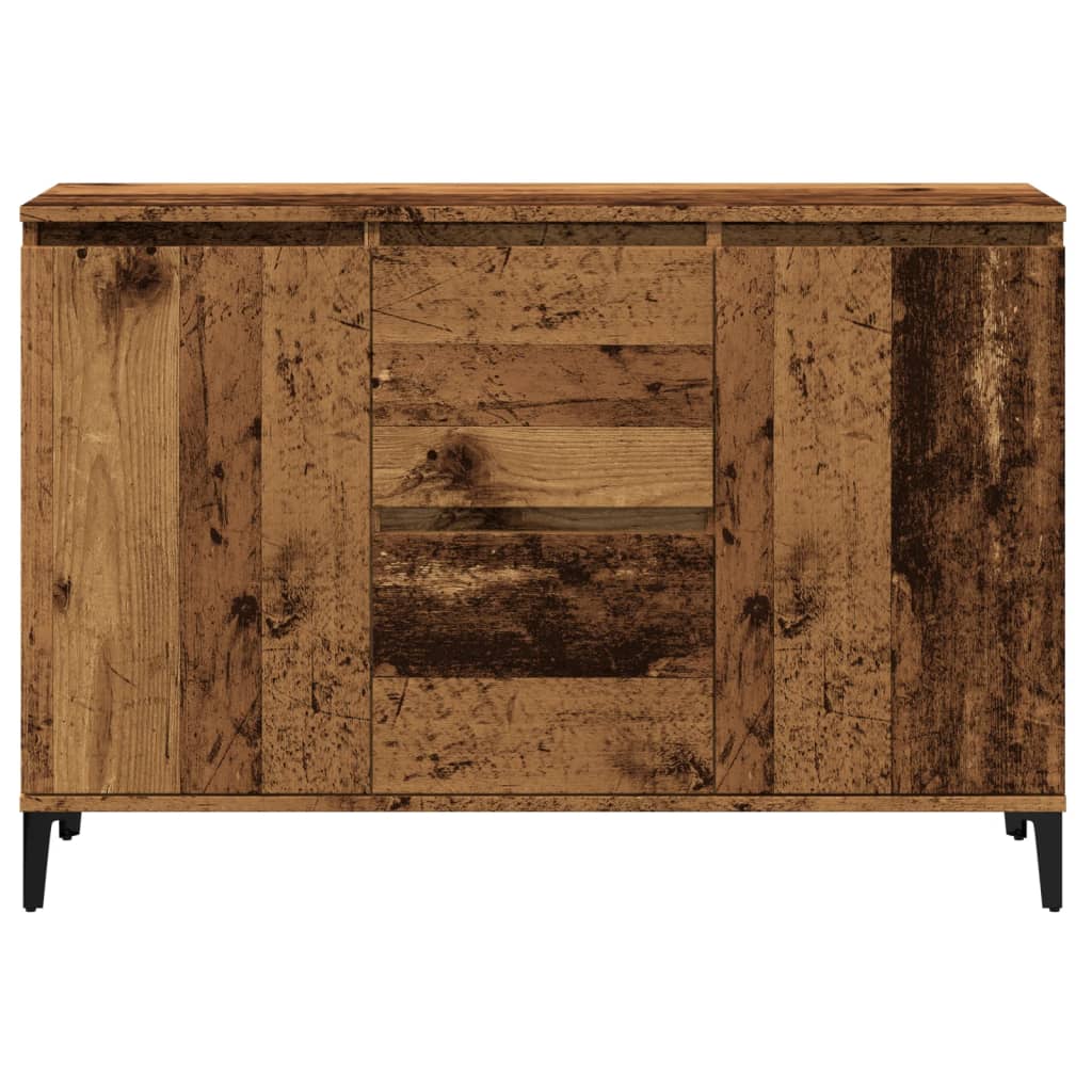 Credenza Legno Antico 102x35x70 cm in Legno Multistrato 856486