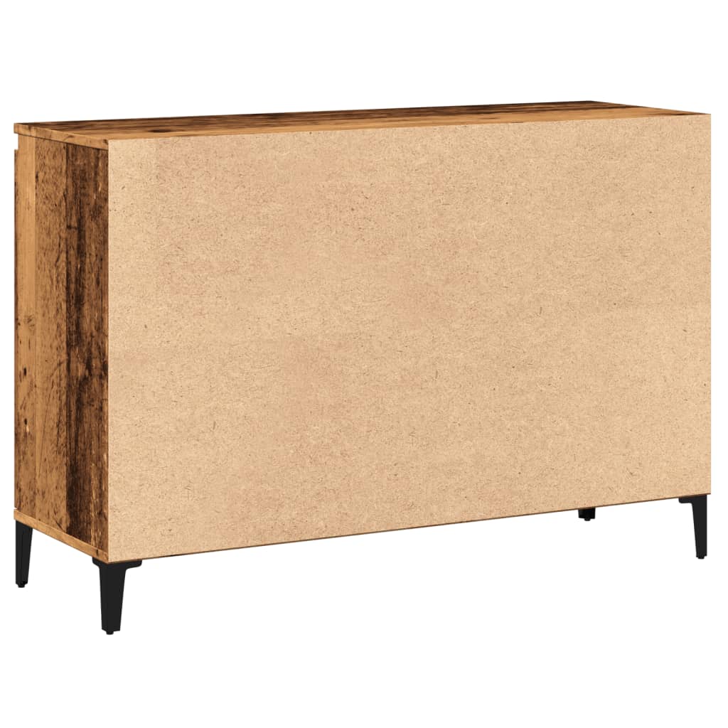 Credenza Legno Antico 102x35x70 cm in Legno Multistrato 856486