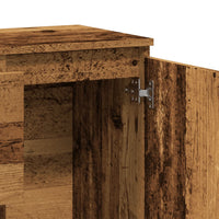 Credenza Legno Antico 102x35x70 cm in Legno Multistrato 856486